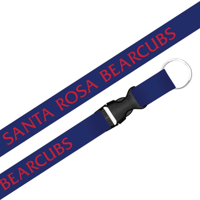 Santa Rosa Junior College Bear Cubs Lanyard with Buckle