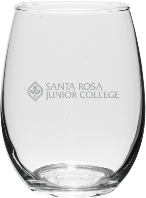 Santa Rosa Junior College 15 oz. Wine Glass
