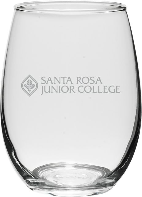Santa Rosa Junior College 21 oz. Wine Glass