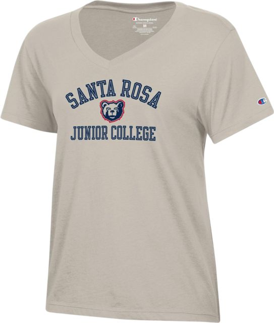 Santa Rosa Junior College Women's V-Neck Short Sleeve T-Shirt