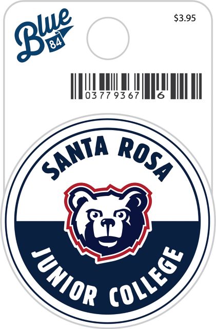 Santa Rosa Junior College Bear Cubs Mini Sticker