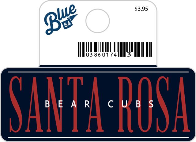 Santa Rosa Junior College Bear Cubs Mini Sticker