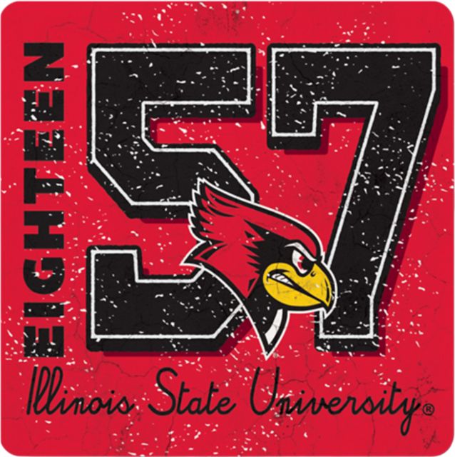 Illinois State University 4" x 4" Coaster