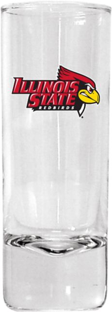 Illinois State University Redbirds 2 oz. Tall Collector's Glass