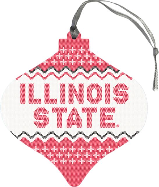 Illinois State University Bulb Ornament