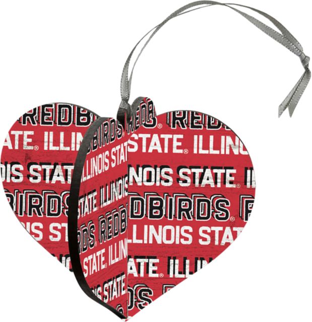 Illinois State University Redbirds 3D Round Ornament