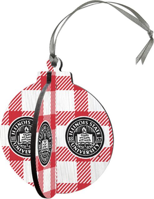 Illinois State University 3D Round Ornament