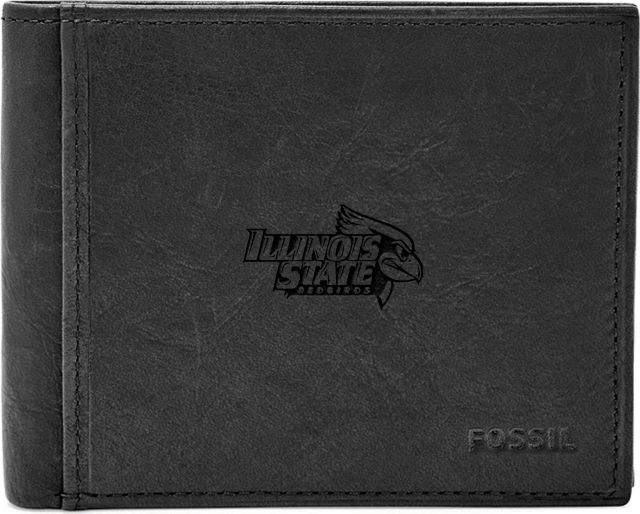 Fossil Leather Ingram RFID Bifold With Flip ID  - ONLINE ONLY