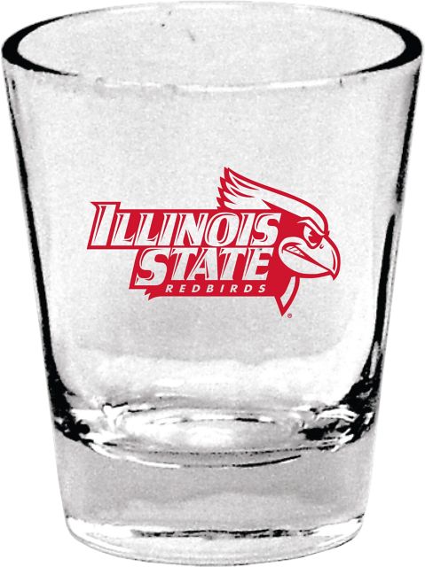 Illinois State University Redbirds 1.5 oz. Collector's Glass