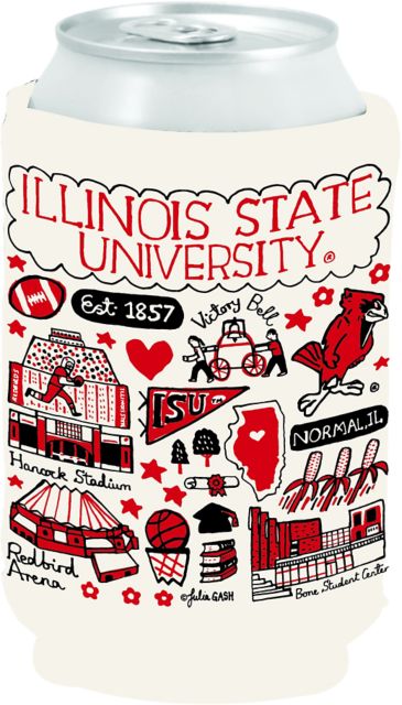 Illinois State University Julia Gash Can Coozie