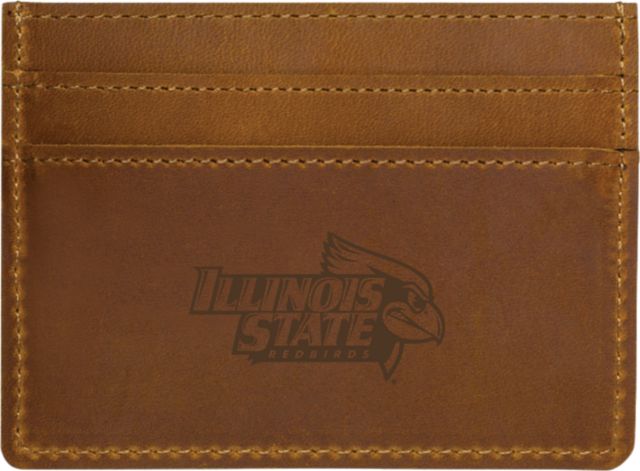 Illinois State University Leather Card Holder