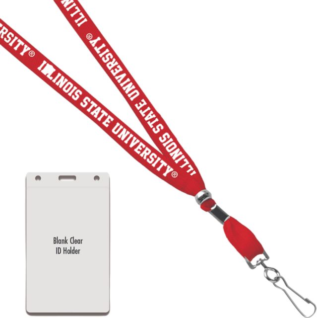 Illinois State University Card Dispenser Lanyard