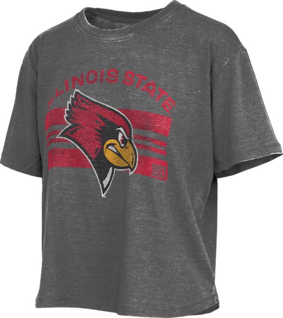 Illinois State University Women's Cropped Short Sleeve T-Shirt