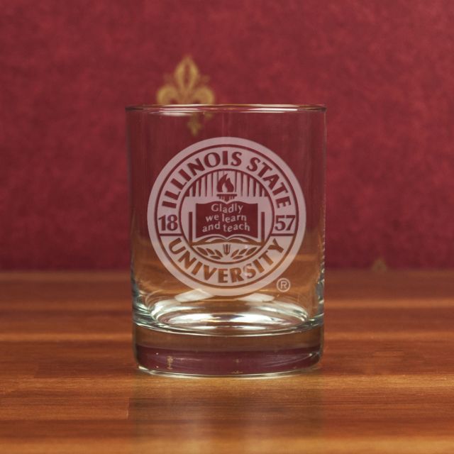 Illinois State University 14 oz. Glass