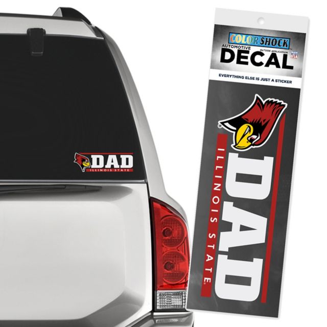 Illinois State University Redbirds Dad Decal