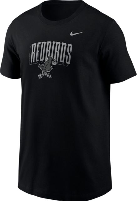 Illinois State Redbirds Football Blackout Youth Short Sleeve T-Shirt