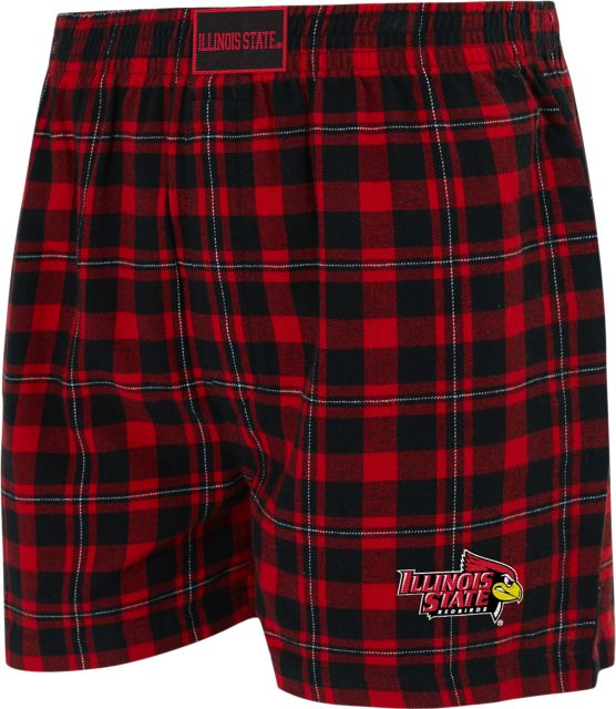Illinois State University Redbirds Flannel Boxers