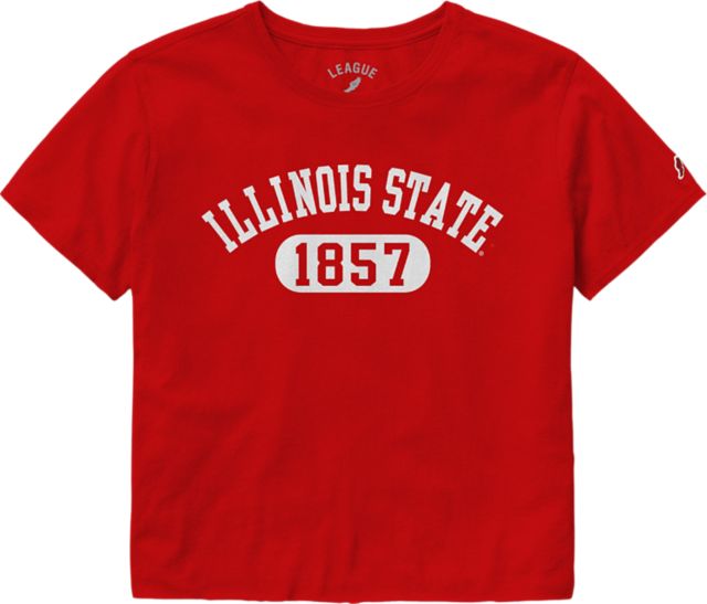 Illinois State University Women's Crop Short Sleeve T-Shirt