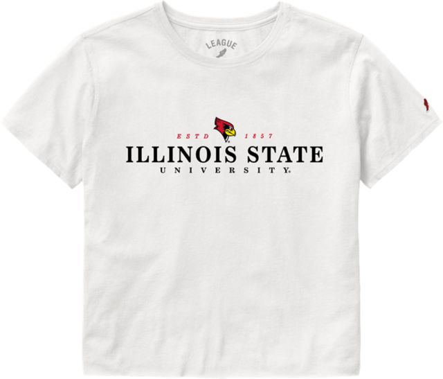 Illinois State University Redbirds Women's Crop Short Sleeve T-Shirt