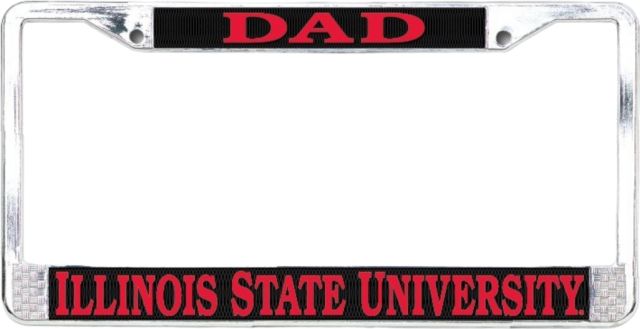 Illinois State University Dad License Plate Frame