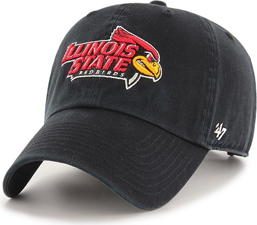 Illinois State University Adjustable Cap | 47 Brand | One Size | Black | Hat/Adjustable