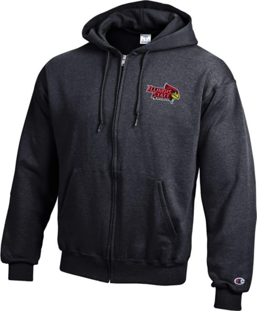 Illinois State University Redbirds Campus Hoodie Sweatshirt Black