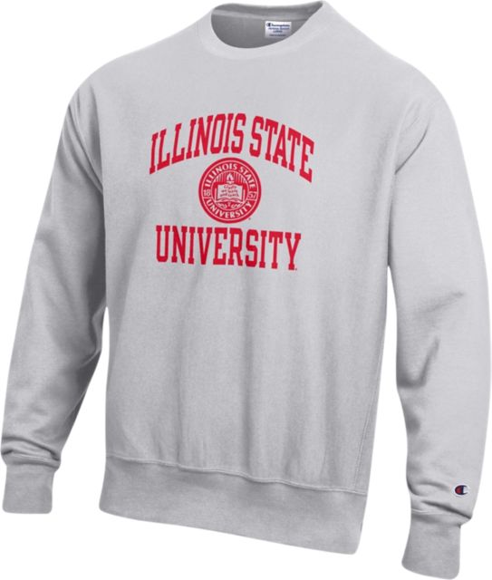 Illinois State University Reverse Weave Crewneck Sweatshirt: