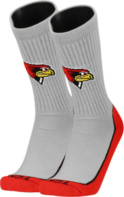 Illinois State University Half Crew Socks