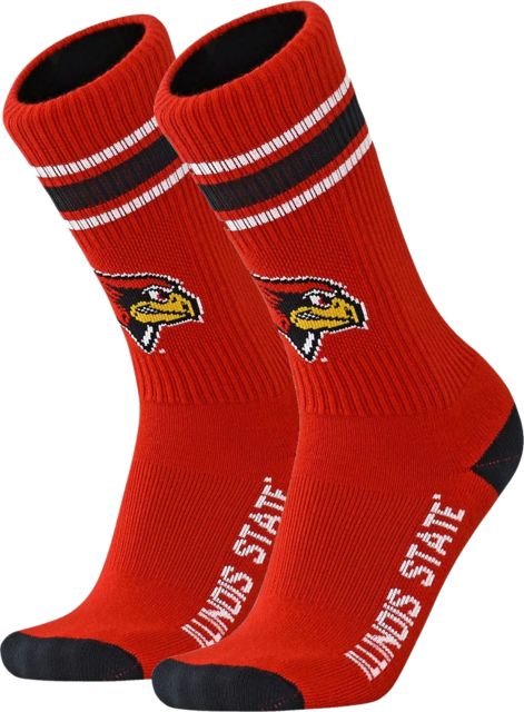 Illinois State University Redbirds Crew Socks
