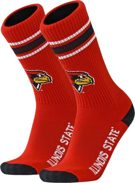 Illinois State University Throwback Crew Socks