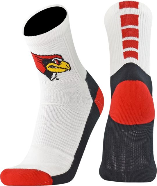 Illinois State University Quarter Cut Socks