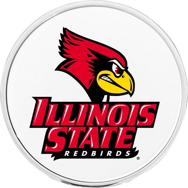 Illinois State University Redbirds Circle Adhesive Emblem