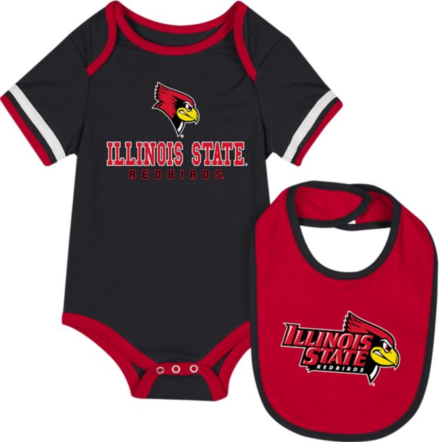 Illinois State University Infant's Redbirds Bodysuit Bib Set