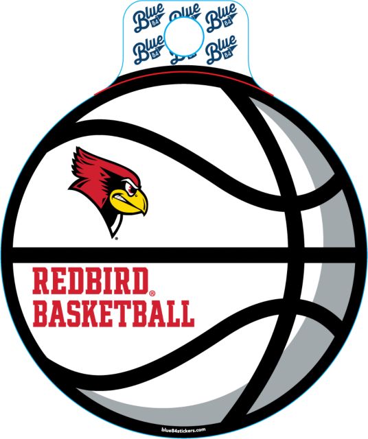 Illinois State University Fullsize Basketball Sticker