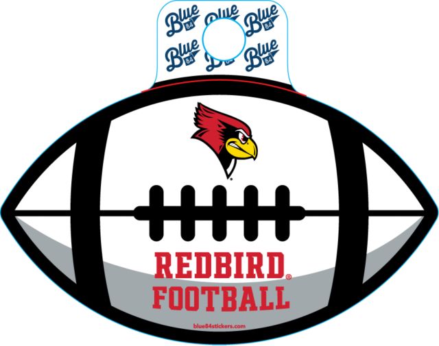 Illinois State University Fullsize Football Sticker
