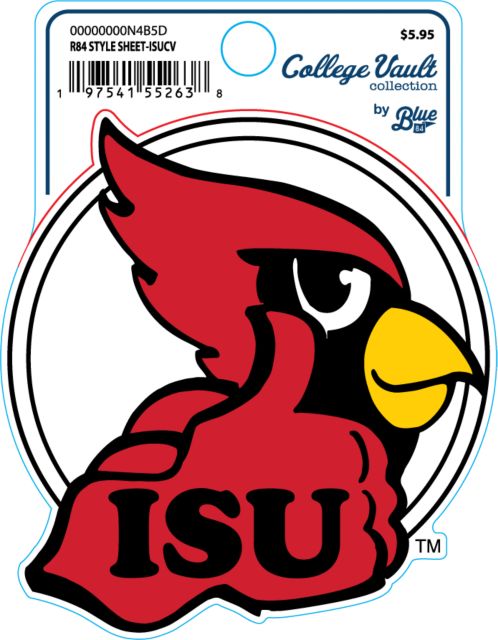 Illinois State University Redbirds Full Size Sticker