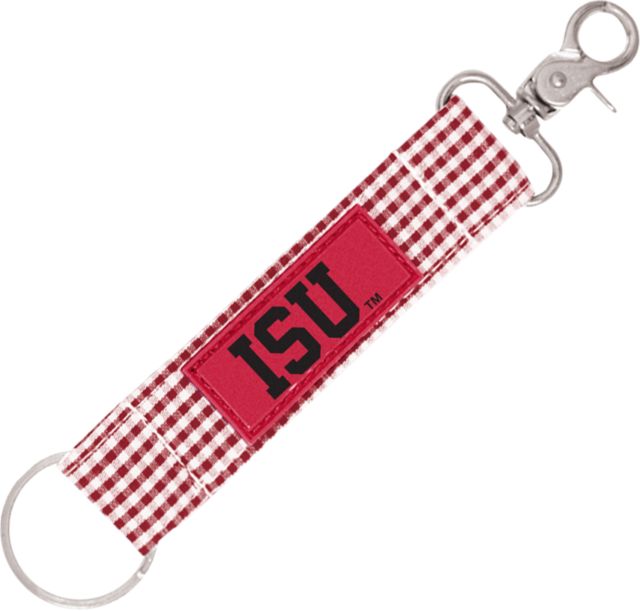 Illinois State University Newport Gingham Key Strap