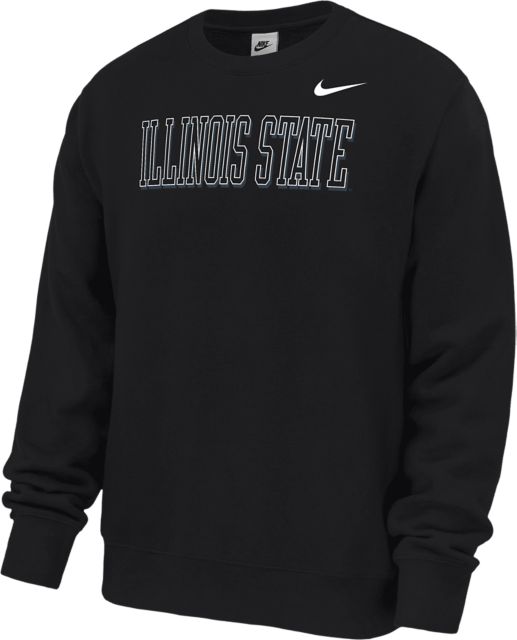 Illinois State University Redbirds Blackout Crewneck Sweatshirt