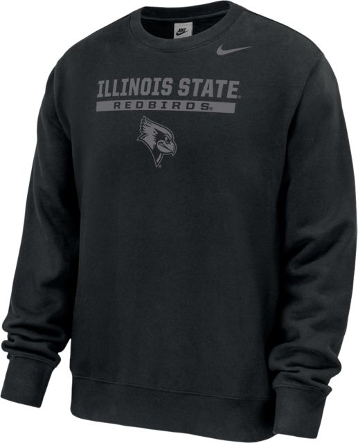Illinois State University Black Out Crewneck Sweatshirt