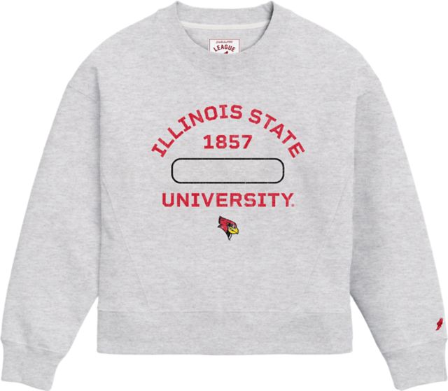 Illinois State University Redbirds Women's Boxy Crewneck Sweatshirt