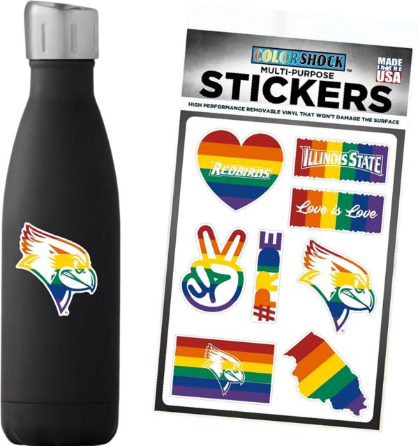 Illinois State University Pride 7.5'' x 7.5'' Sticker Sheet