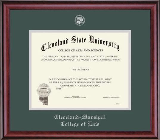 Cleveland State University 11" x 14" Classic Diploma Frame - Law (11/22-Present)