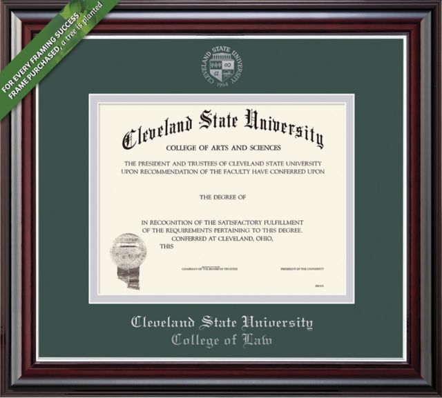 Cleveland State University 11 x 14 Diploma Frame