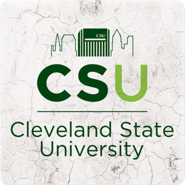 Cleveland State University 4'' x 4'' Coaster