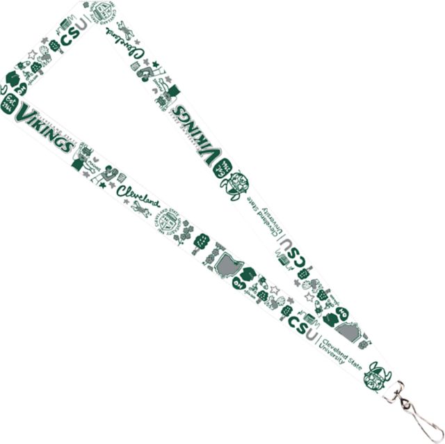 Cleveland State University Julia Gash 3-4'' Satin Lanyard