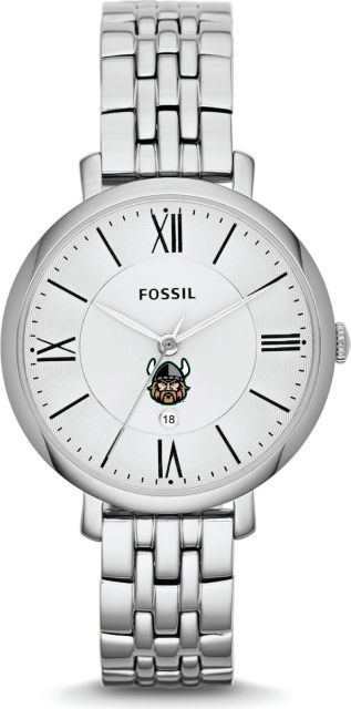 Fossil jacqueline black outlet stainless steel watch