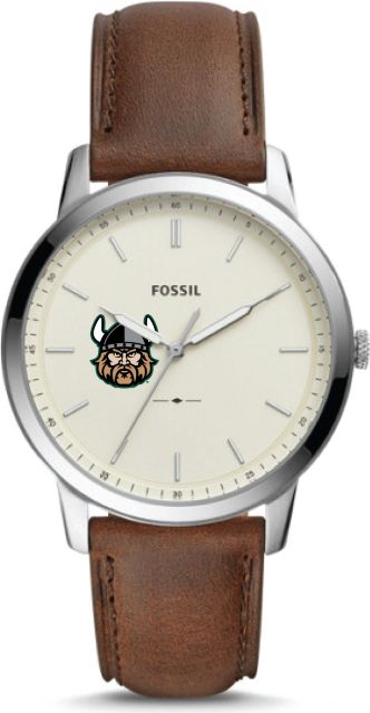 Fossil The Minimalist Three-Hand Brown Leather Watch - ONLINE ONLY