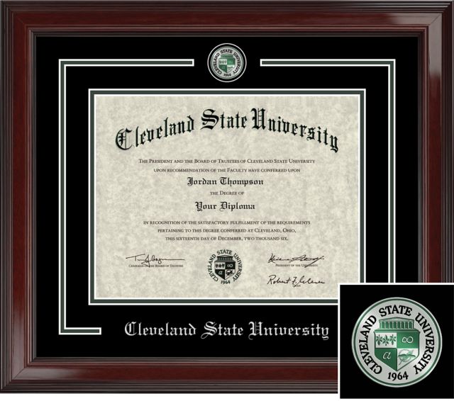 Church Hill Classics, Showcase, 8.5x11, Bachelors, Masters Diploma Frame - ONLINE ONLY