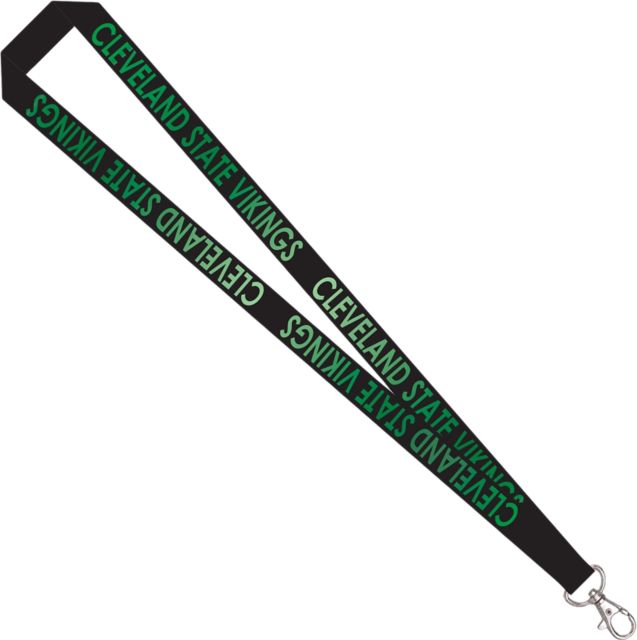 Cleveland State Oval Retractable Badge Holder w/Clip Primary Mark