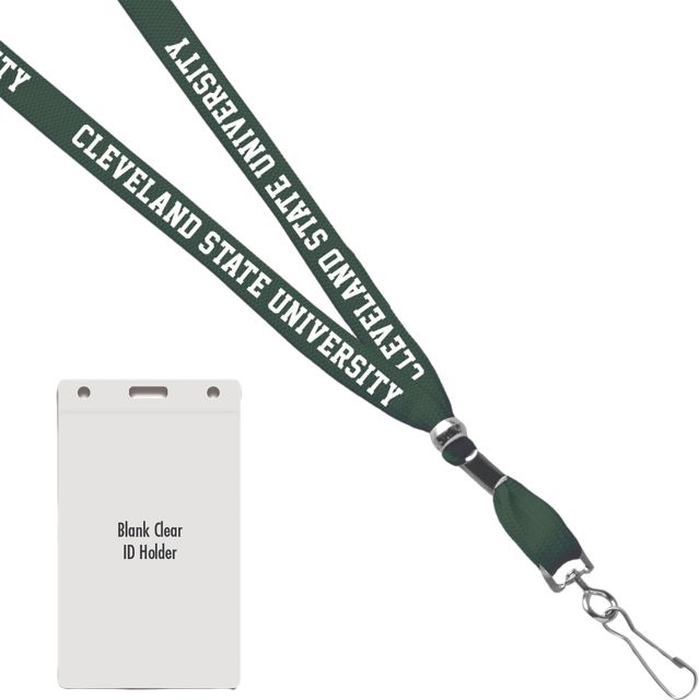 Cleveland State University Card Dispenser Lanyard